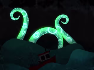 Fishing at Night - 2D Animation