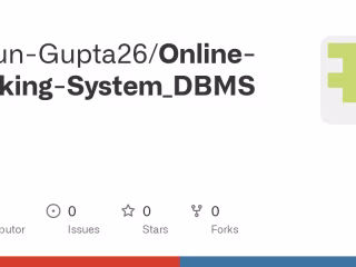 Online Banking System