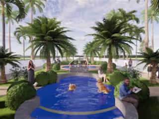 I will make 3d landscape rendering and and design