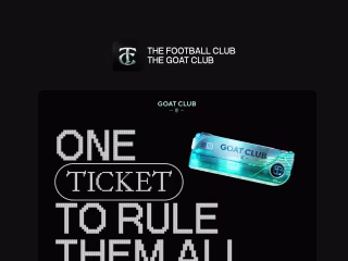 Landing page - The GOAT CLUB