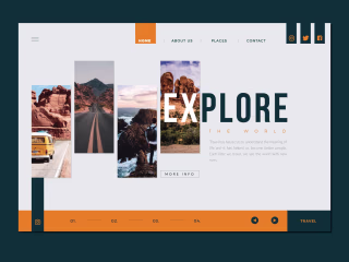 Landing Page | Web Design | Travelling