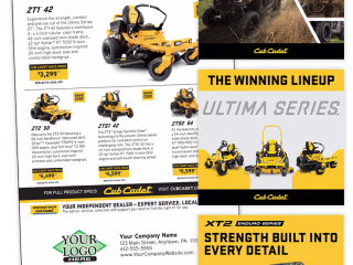 Cub Cadet Mailers and Ads