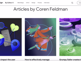 Shaping Design By Wix - UX Articles