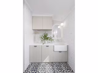 BATHROOM WITH LAUNDRY