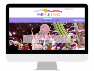 Website Design and Logo for a Play Cafe in Seattle, WA