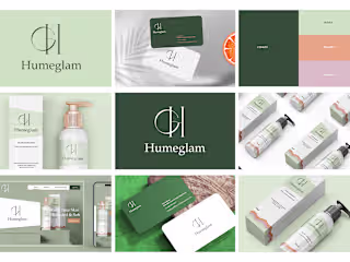 Skin Product Logo Branding & Packaging Design (humeglam)