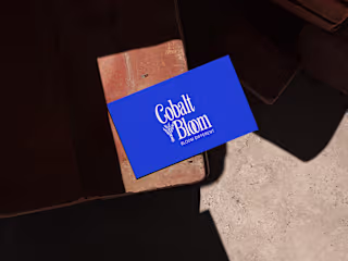 Cobalt Bloom – Brand Identity & Packaging System