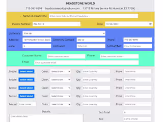 Invoice/WorkOrder Management App