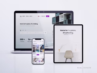 Minimal Design for Real Estate Company