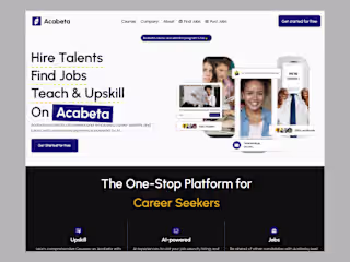 Acabeta - Landing Page