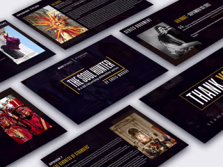 The Soul Hunter - Pitch Deck Presentation Design on Behance