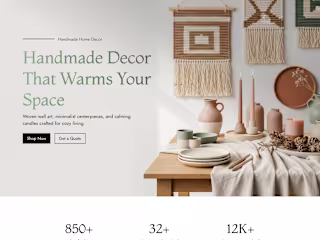 Lush & Loom Website Redesign
