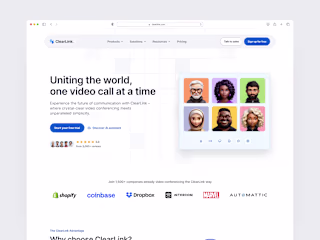 Clearlink Framer Website