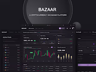 Bazaar - A Cryptocurrency Trading and Liquidity Pool Platform