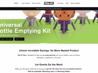 E-Commerce Site Design: Flip-It!® Cap