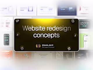 Website Redesign Concepts