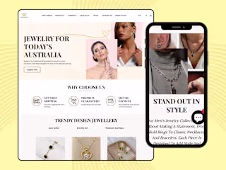 Sniphive Jewelry Store Using Shopify Pagefly
