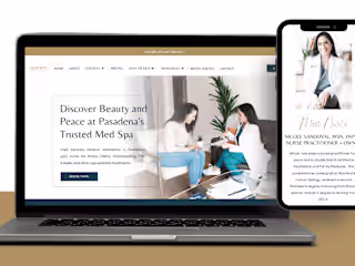 Showit Website for Serenity Medical Aesthetics