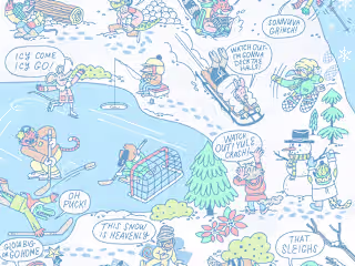 Christmas Puzzle Illustration