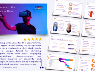 "Louis's expertise in pitch deck creation is outstanding"