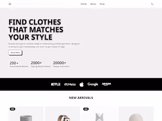 Shaolin Wears : An Ecommerce Website