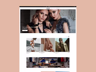 UI/UX Design for Clothing Shopify Theme