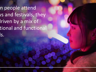 Consumer Insights at Shows and Festivals