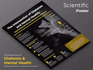 Relations of Diabetes & Mental Health Scientific Poster.