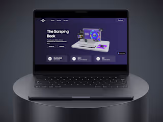 The Scraping Book landing page
