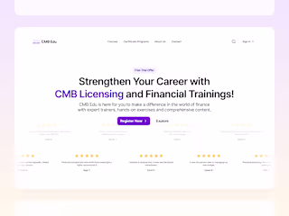 CMB Edu - Hero Design
