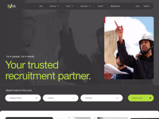 Custom UX/UI design for New Zealand Recruitment Agency