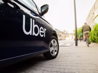 Scaled Uber Taxi in Italy