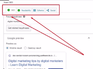 On page SEO