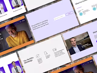 Landing Page for Healthcare Streaming