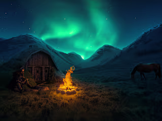 Photoshop (the lonely viking)