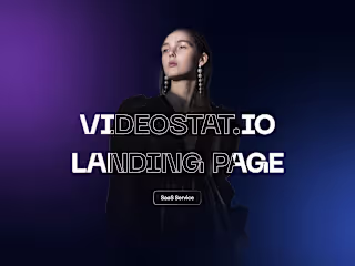 VideoStat Landing Page