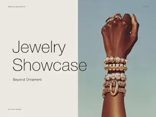 Jewelry Showcase: Beyond Ornament