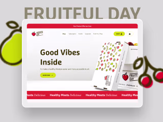 FRUITFUL DAY - Website UI UX Design :: Behance