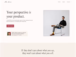 B2B Messaging Strategist Website • Design & Development