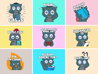 Cute Meme Sticker :: Behance