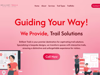 Brilliant Trails Landing Page Redesign