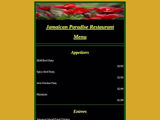 Restaurant Menu Web Development Project