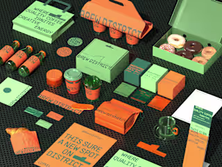 BREW DISTRICT Packaging & Brand Identity