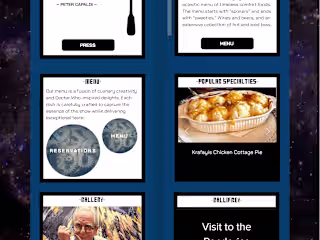 Wix Website for a Specialty Restaurant