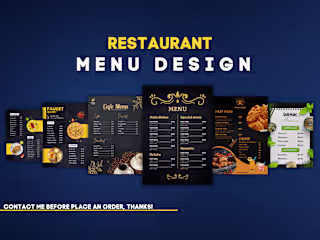 RESTAURANT MENU DESIGN 