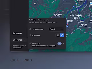 Maps Settings