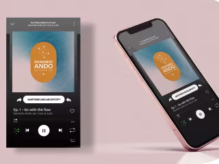 Branding Podcast Sanando Ando con Caro & Julie on Behance