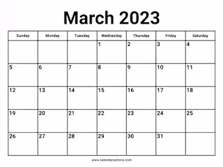 March Holidays and Observances
