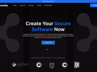 Securely Production-Ready Website
