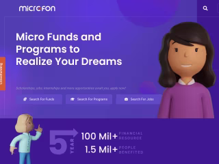 Crowdfunding Platform on Framer - Microfon.co
